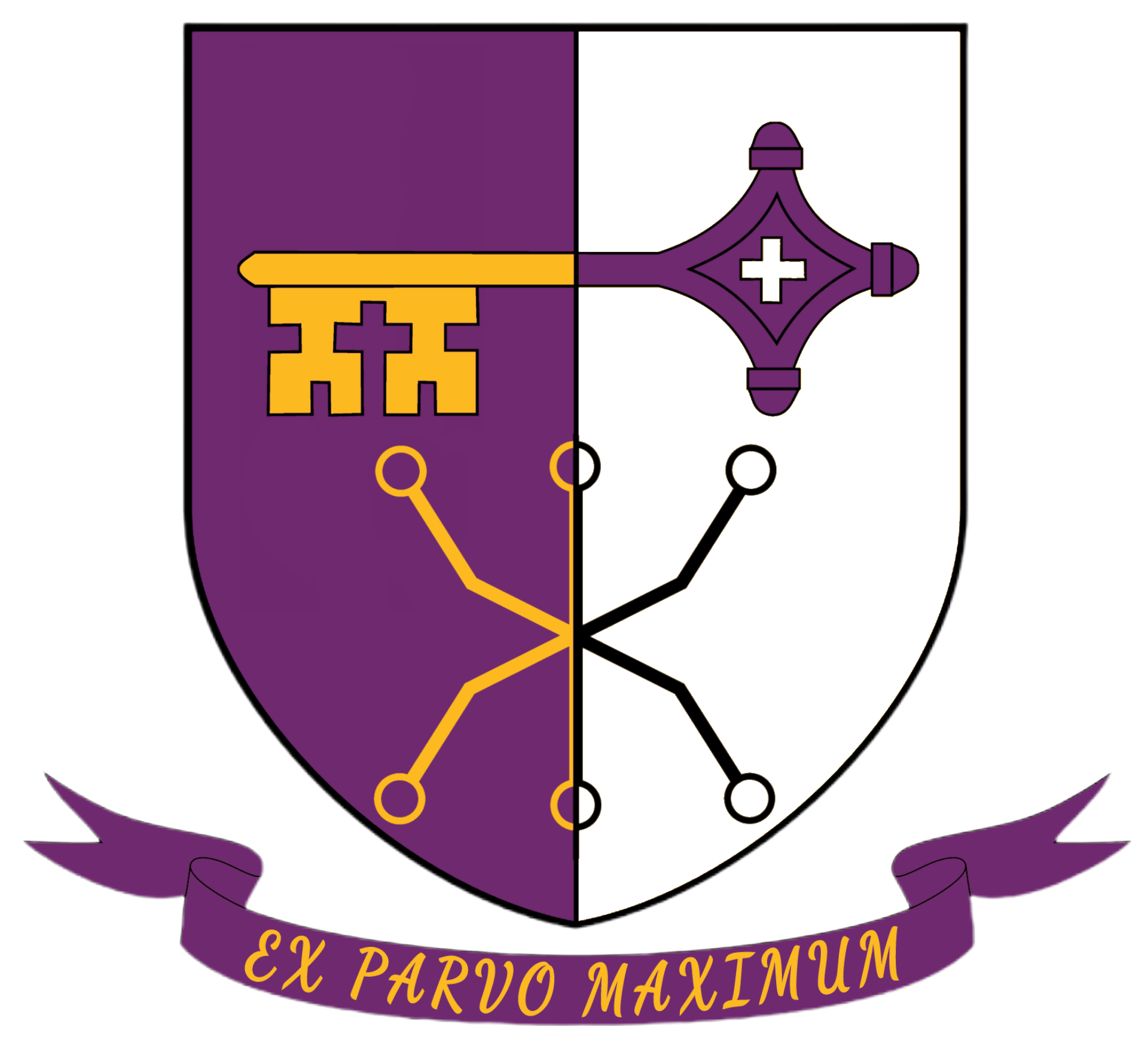 Osobní znak Vlaďky Dudák s mottem Ex Parvo Maximum
